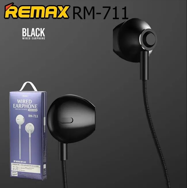 Ecouteur filaire Qualité sonore claire pour la musique et les appels RM-711 REMAX