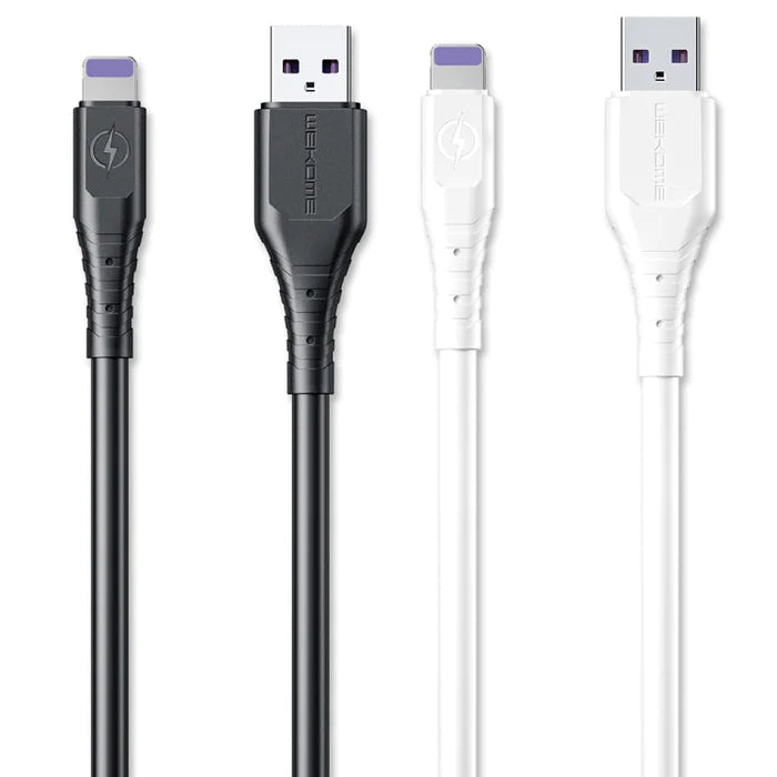 Cable IPhone  6A charge rapide : 1 m BLANC