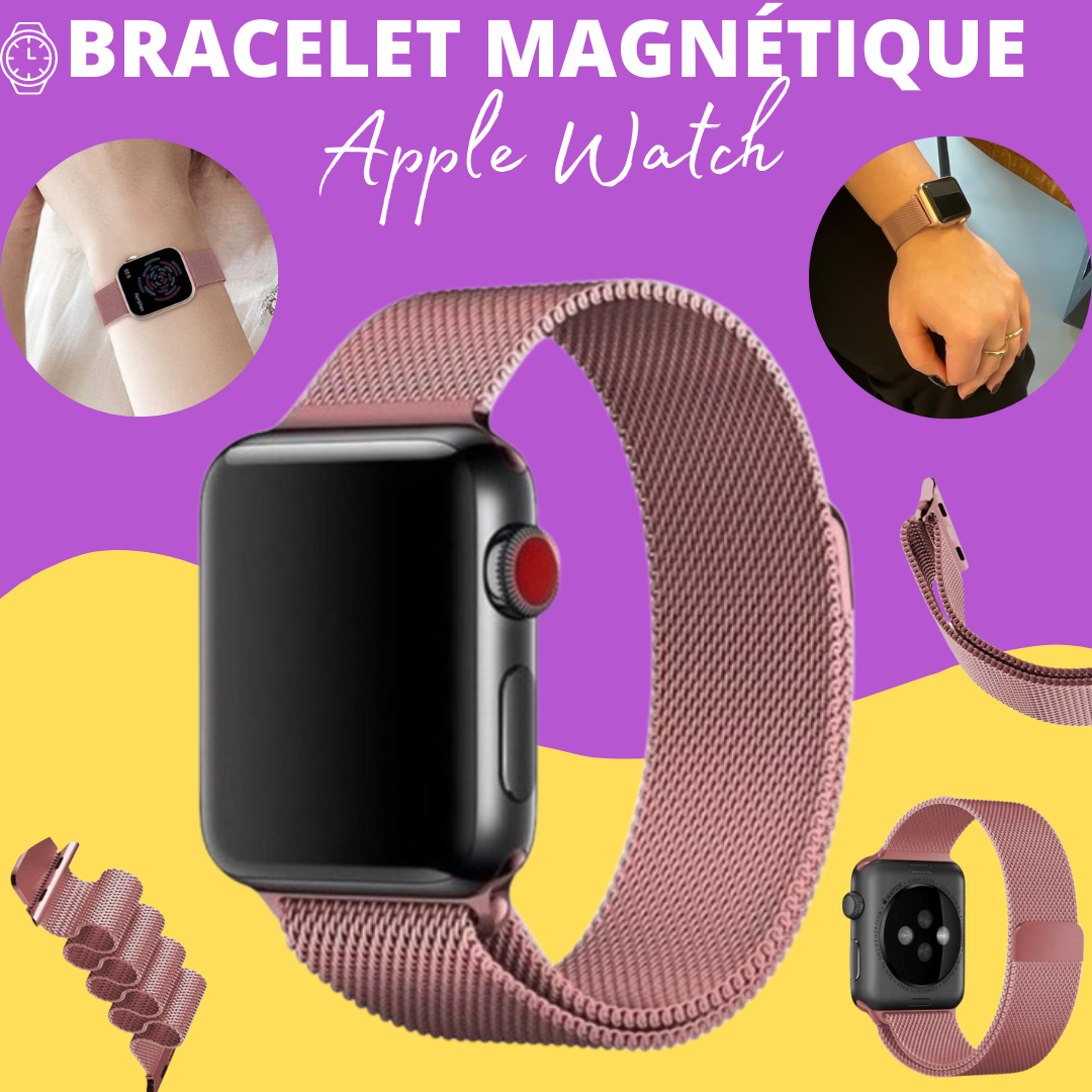 Bracelets Magnétique Pour Apple Watch en Métal 38/40/41/42/44/45/49MM