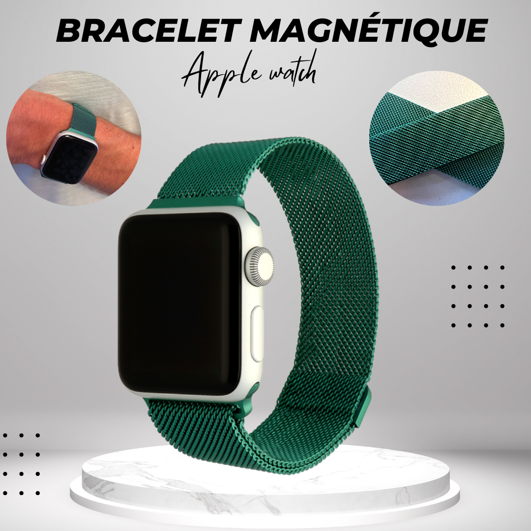 Bracelets Magnétique Pour Apple Watch en Métal 38/40/41/42/44/45/49MM