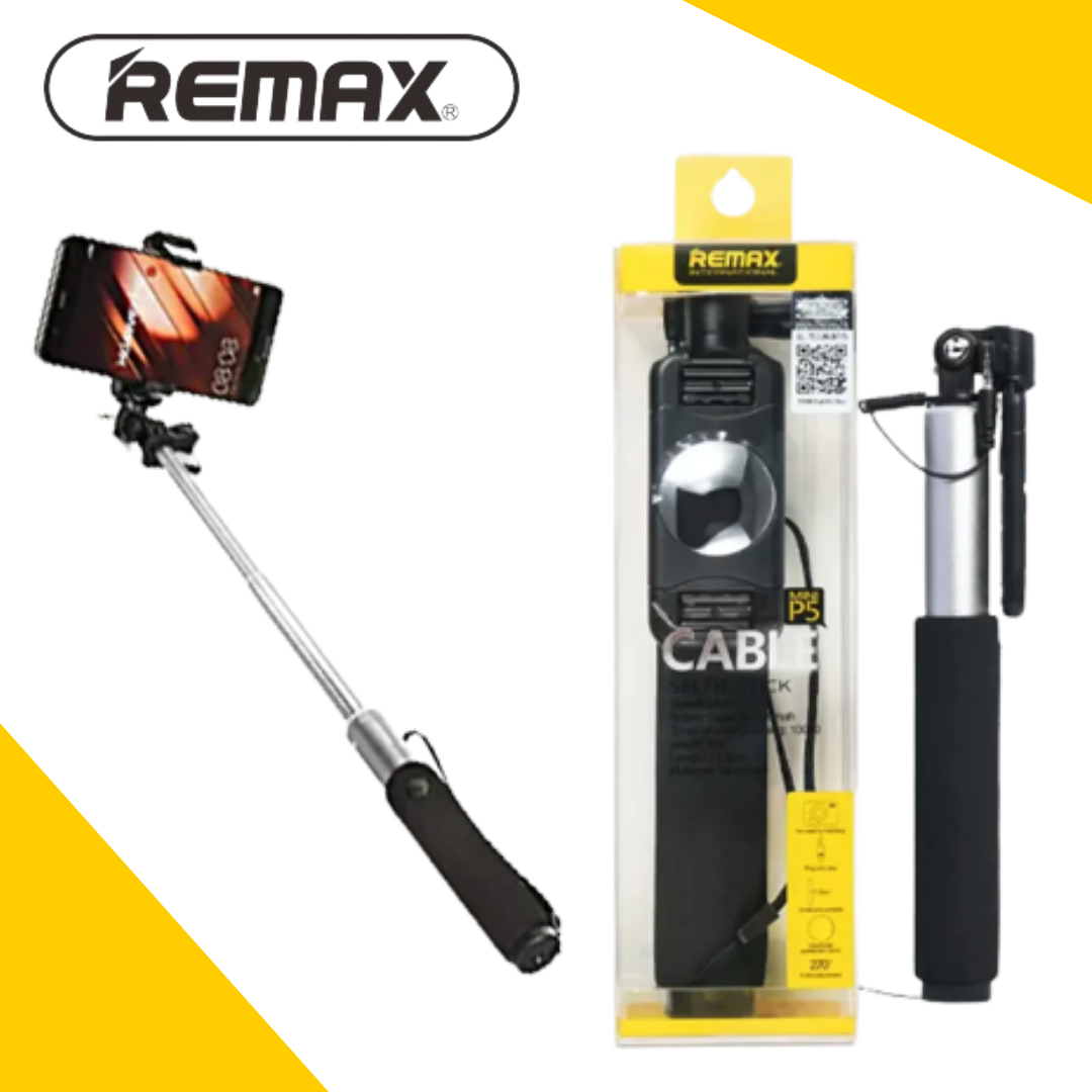 Perche Selfie Câble Portable avec Miroir Remax RP-P5 – iremaxmaroc