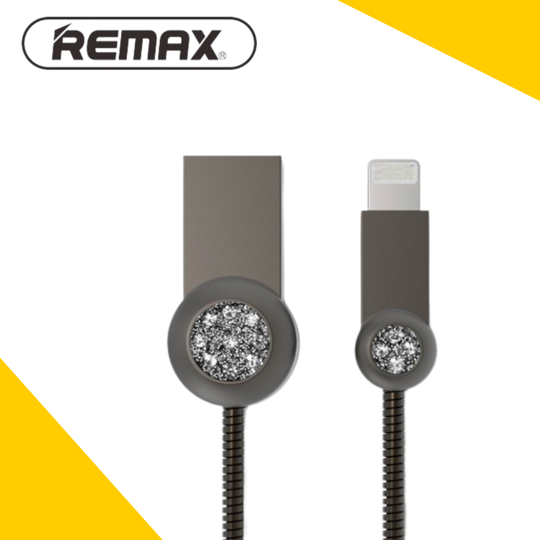 Câble de charge rapide diamant Anti-nœud Pour IPhone REMAX RC-085i