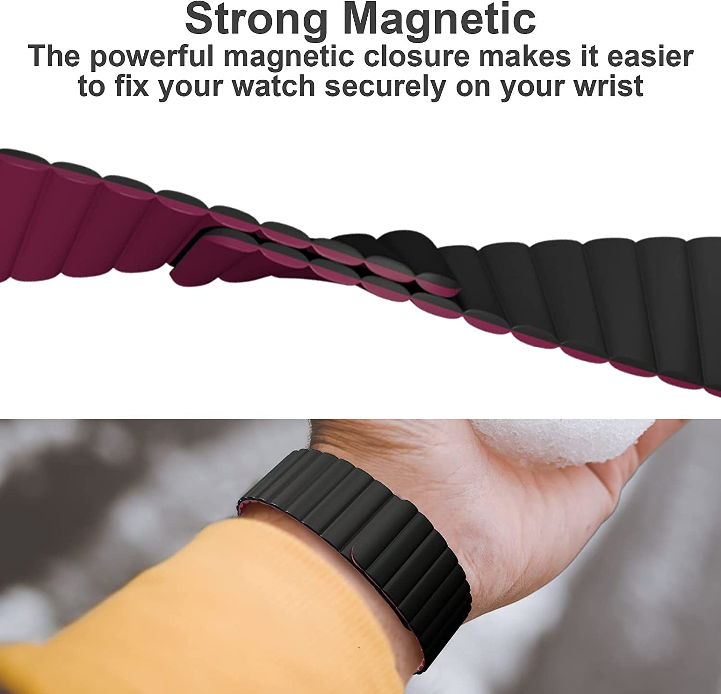 Bracelet Magnétique Smart Watch 22MM Band Sport