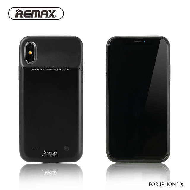 Pochette Power Bank 3400 Mah Noir Pour IPhone X Remax Penen PN-04