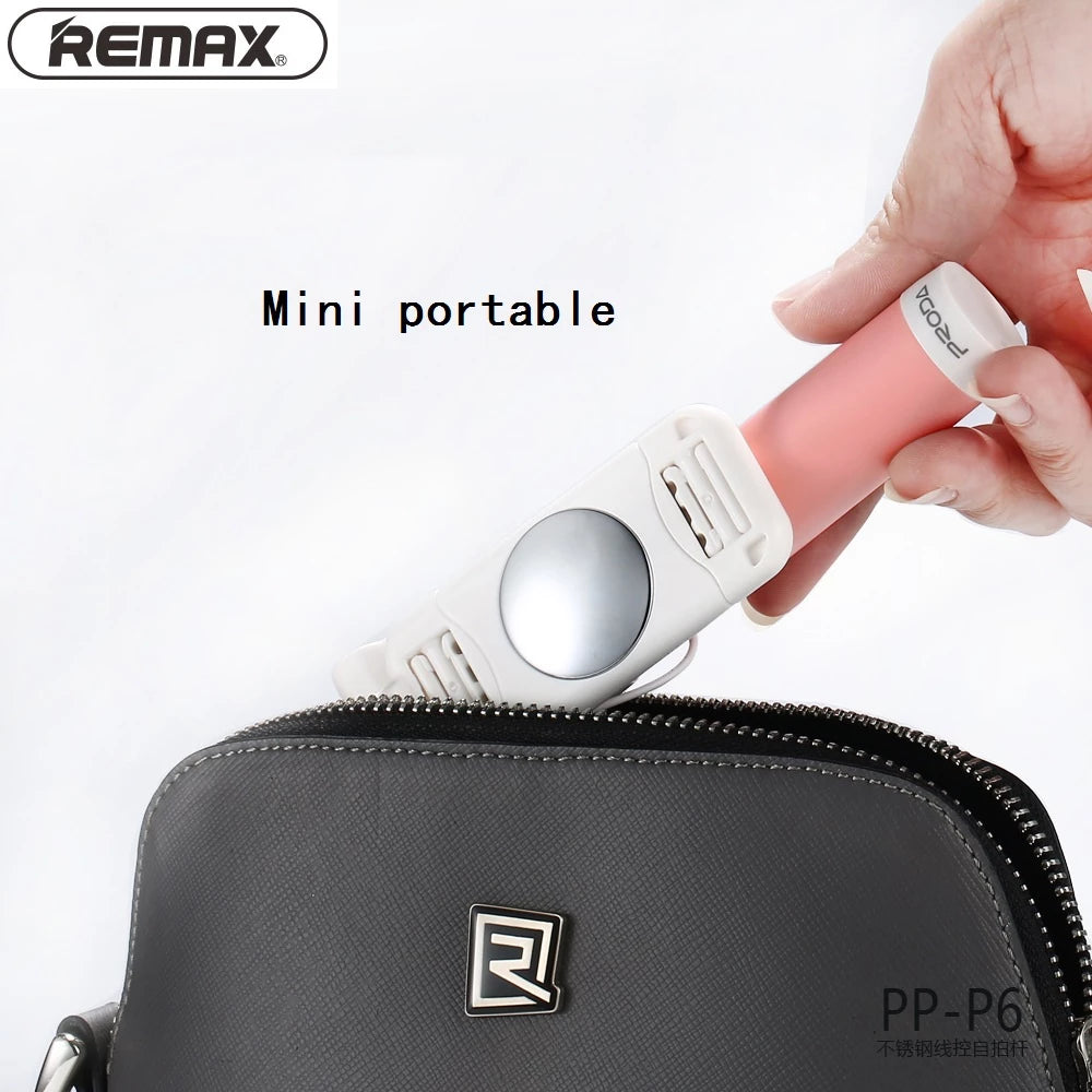 Perche Selfie Câble Portable avec Miroir Remax RP-P5 – iremaxmaroc