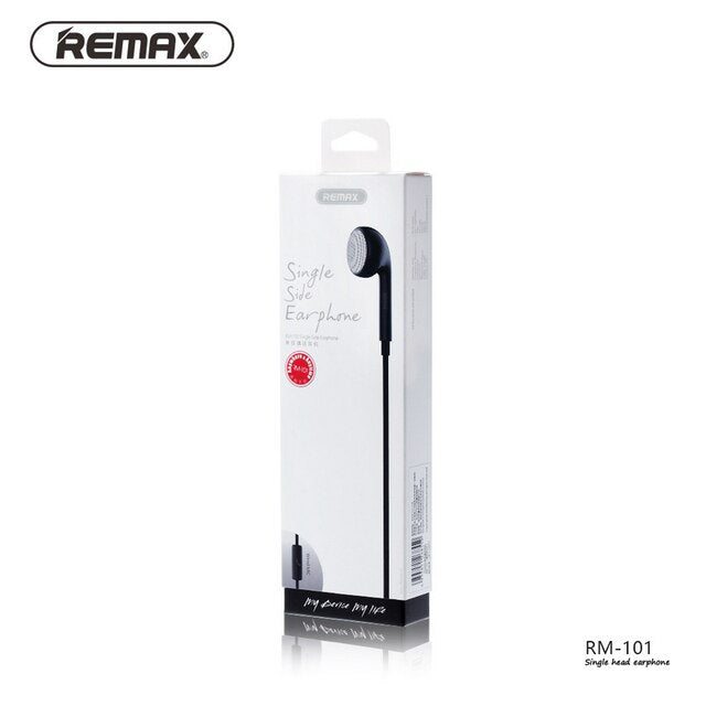 Écouteur seule oreillette intra-auriculaires REMAX RM-101