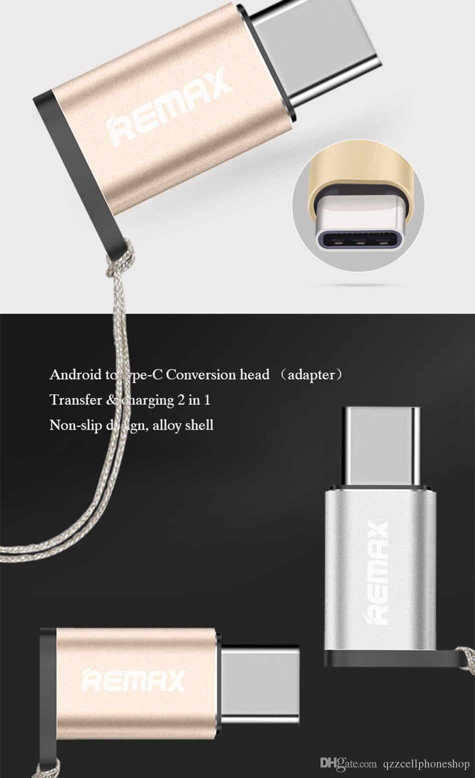 Adaptateur Micro USB vers Type C REMAX RA-USB1