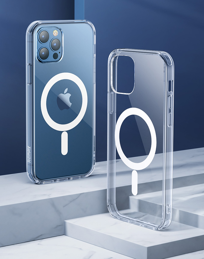 Coque Magnétique Transparent Antichoc Pour iPhone 13 / 13 Pro Max